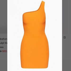 Aritzia Babaton Sculpt Knit One-Shoulder Mini